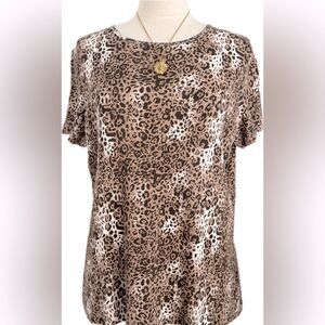 HANNAH leopard print super soft top!